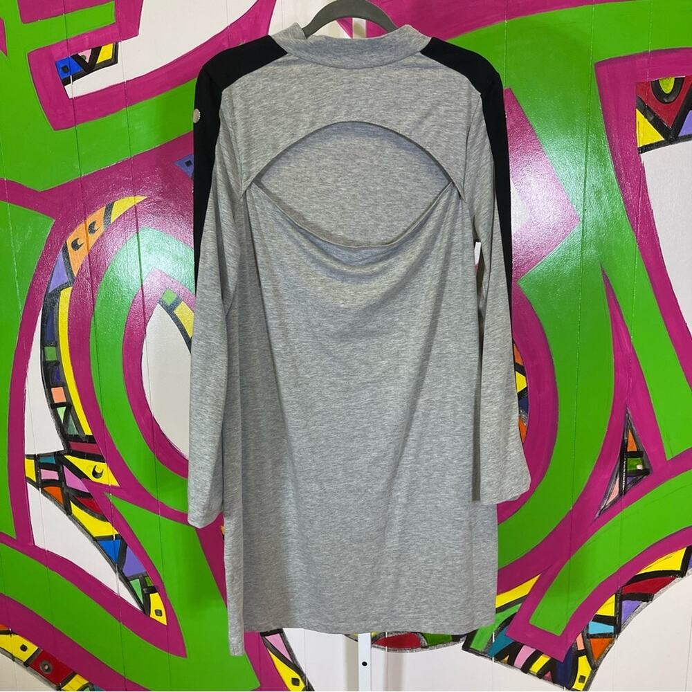 ASOS, Long Sleeve Cutout Dress. Size 14. In excellent condition. Snap Details